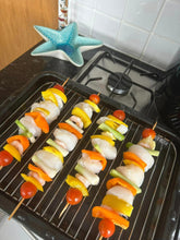 Load image into Gallery viewer, Scallop and Prawn Kebabs
